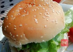 奥尔良鸡腿堡的做法图解5