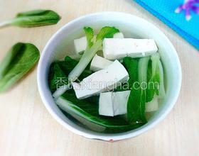 青菜豆腐湯
