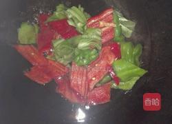 彩椒炒豆腐皮结的做法图解5