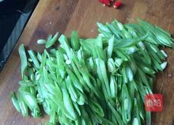 扁豆丝炒肉的做法图解3