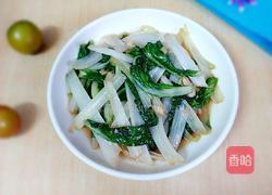炒小白菜的做法图解7