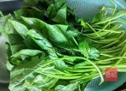 鸡蛋炒菠菜的做法图解1