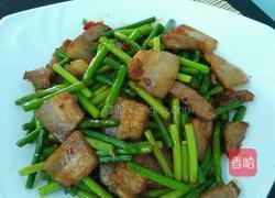 蒜苗炒五花肉的做法图解6