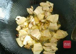 蒜苗炒五花肉的做法图解3