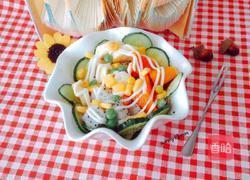 玉米蔬菜水果什锦沙拉的做法图解9