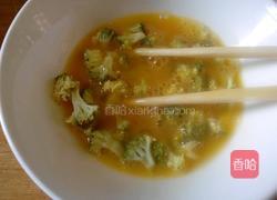 西兰花蒸蛋的做法图解3