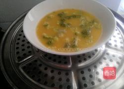 西兰花蒸蛋的做法图解4