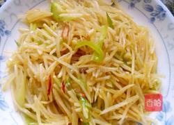 家常土豆丝的做法图解3