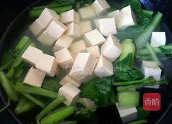 小白菜炖豆腐的做法图解4