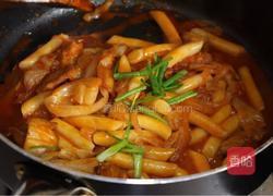 泡菜炒年糕的做法图解10