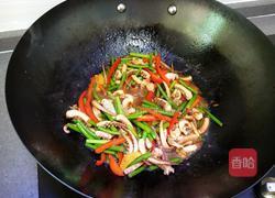 蒜苔炒鱿鱼的做法图解9