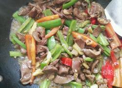 小炒猪心的做法图解8