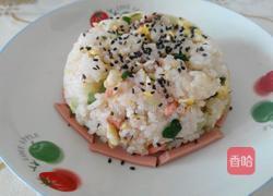 鸡蛋火腿炒饭的做法图解6
