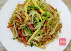 圆白菜炒饼的做法图解10