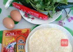 生菜火腿鸡蛋卷饼的做法图解5