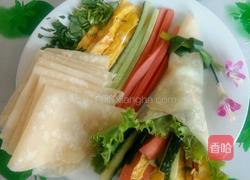 生菜火腿鸡蛋卷饼的做法图解9