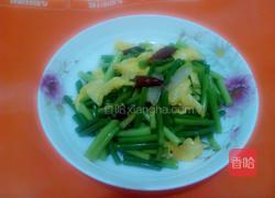 蒜薹鸡蛋的做法图解11