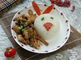 红烧肉焖饭