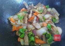 洋葱炒腰花的做法图解12