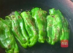 干豆豉煎虎皮青椒的做法圖解6