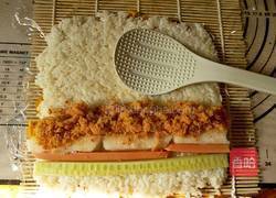 果蔬鸭蛋寿司卷的做法图解7