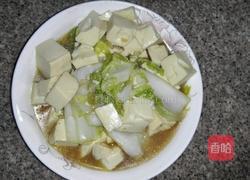 白菜炒豆腐的做法图解6