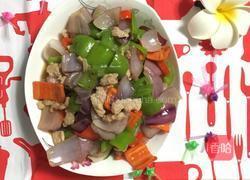 紫洋葱炒肉的做法图解7