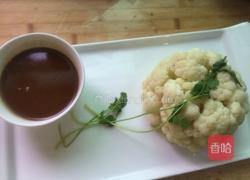 白灼菜花的做法图解5