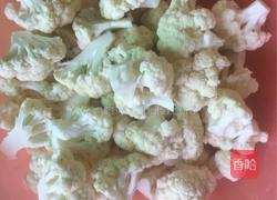 白灼菜花的做法图解1