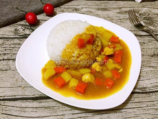 咖喱土豆鸡饭