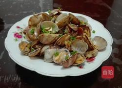 葱油爆花甲的做法图解7