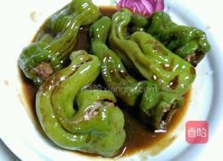 青椒塞肉的做法图解6