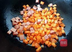 豌豆胡萝卜焖饭的做法图解4