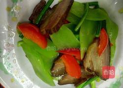 莴笋炒腊肉的做法图解4