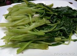 虾酱炒通菜