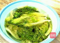 蒜茸蚝油炝生菜的做法图解5