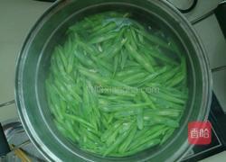 豆角炒肉的做法图解3