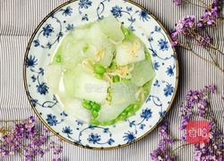 虾皮毛豆烧冬瓜的做法图解7