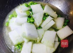 虾皮毛豆烧冬瓜的做法图解6