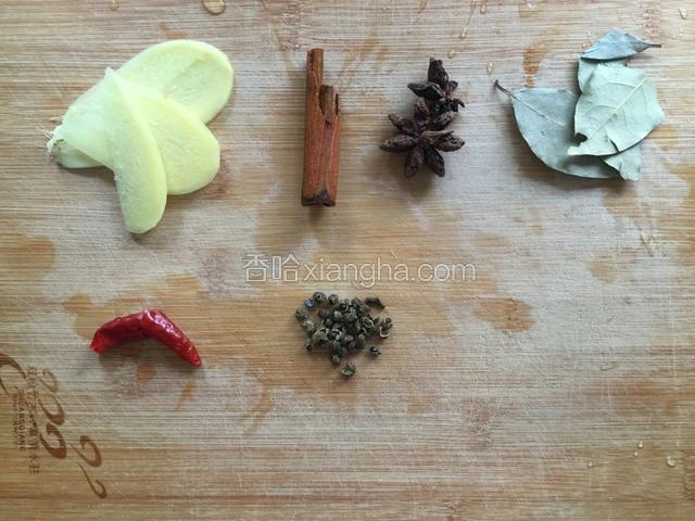 把配料备齐。