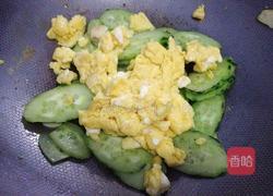 黄瓜片炒蛋的做法图解11