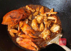 炒螃蟹的做法图解8