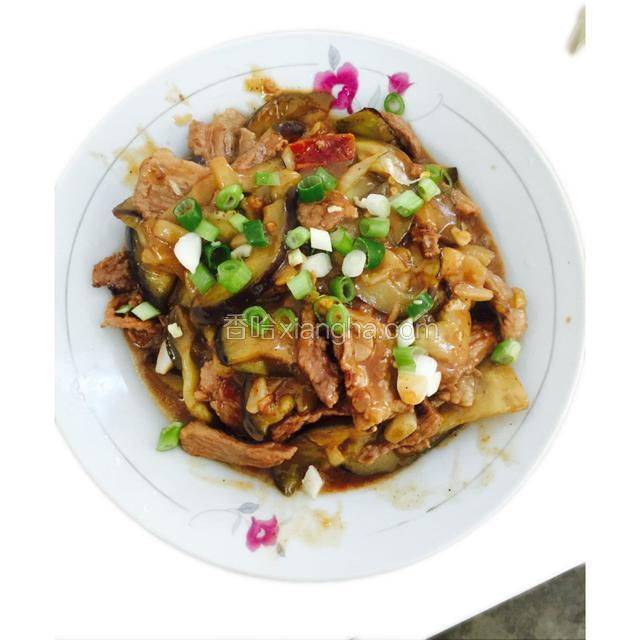 茄子炒肉