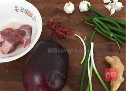 茄子炒肉的做法图解1