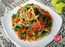 凉拌豆腐皮韭菜的做法图解8