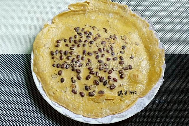 煎好的红豆饼。
