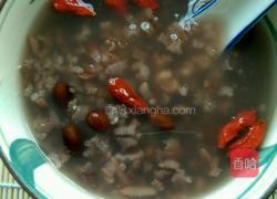 枸杞黑豆粥的做法图解4