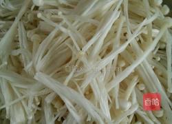 素炒金针菇的做法图解2