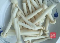 鲜菇炒白菜心的做法图解1