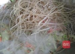 卷心菜炒粉丝的做法图解4